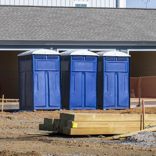 construction site portable restrooms offers weekly cleaning and maintenance services for all of our portable restrooms on job sites